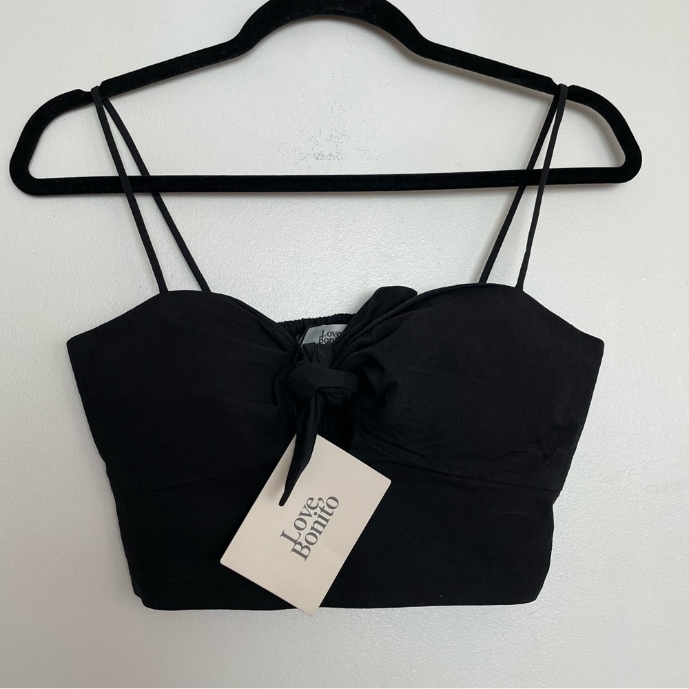 Love Bonito Kailyn Textured Padded Bustier Top Size XS - Picture 4 of 8